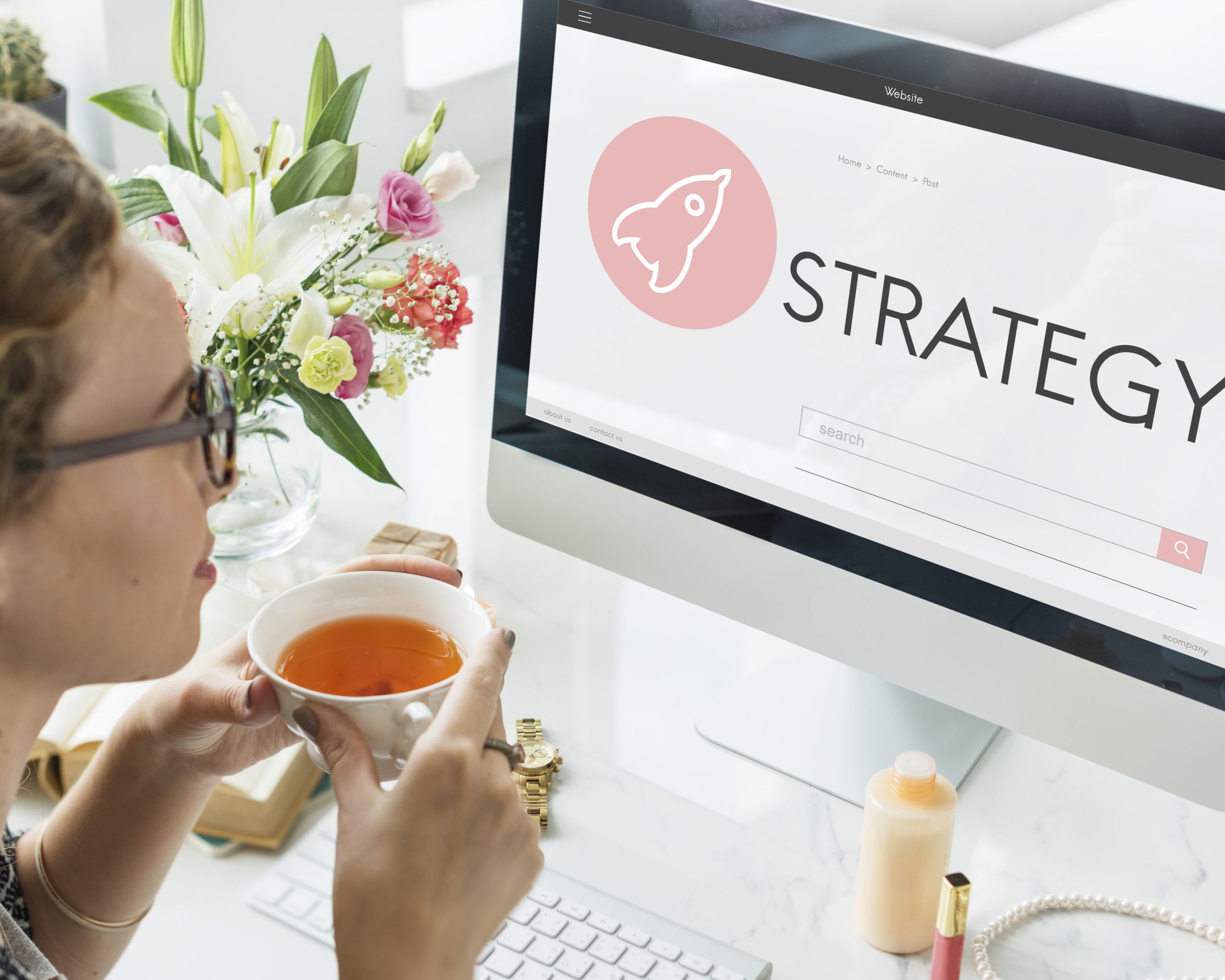 Strategy New Business Launch Plan Concept